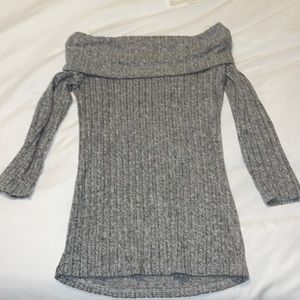 Off the shoulder sweater